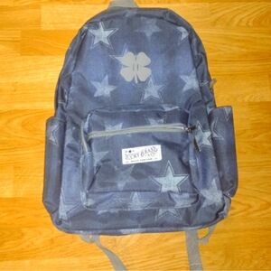 Lucky Brand sport backpack,stars,blue